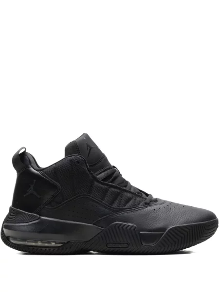 Sneakerși Jordan cu șireturi din dantelă negru