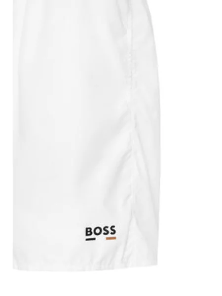 BOSS Úszónadrág Swordfish Világos bézs fehér