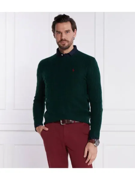 Pulover Polo Ralph Lauren de lână verde