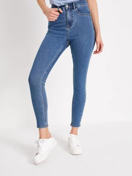 Скіні джинси DIVERSE Numpuk бавовна/поліестер/еластан блакитний