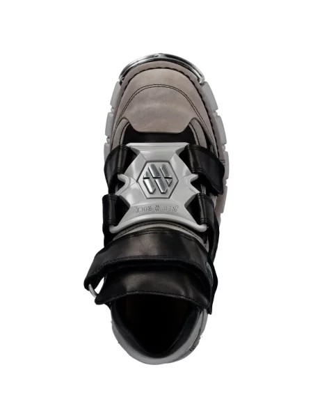 Sneakerși New Rock cu perle cu platformă