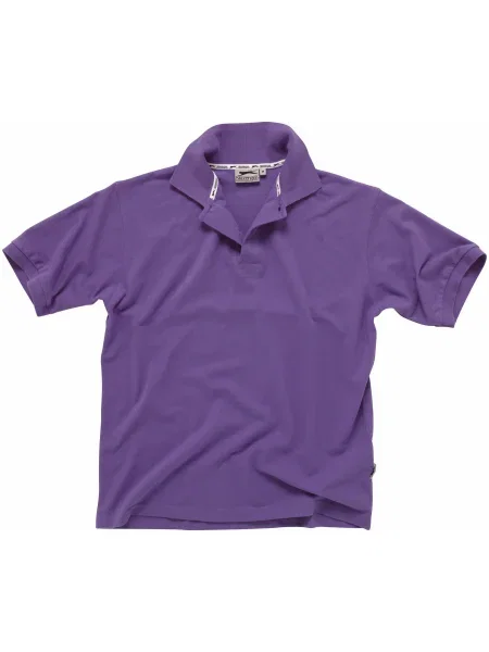 Polo majica Slazenger s kratkimi rokavi vijolična