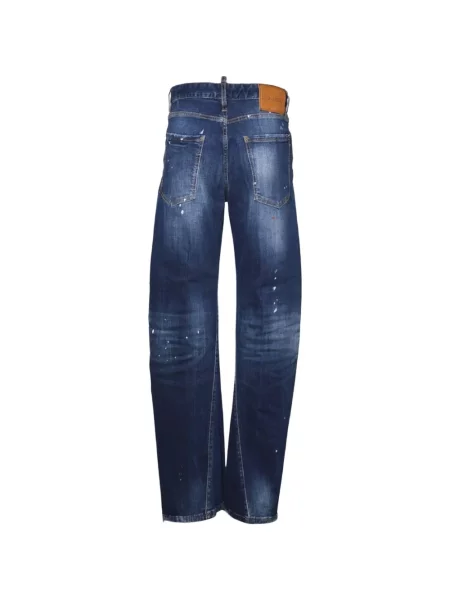 Blugi Dsquared2 zdrențuiți albastru
