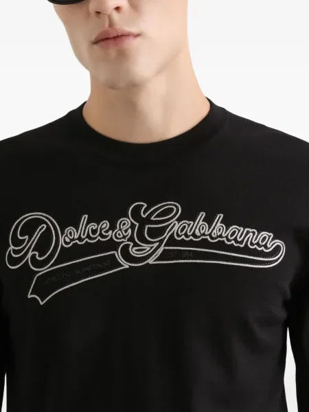 Пуловер Dolce & Gabbana лопатка черно