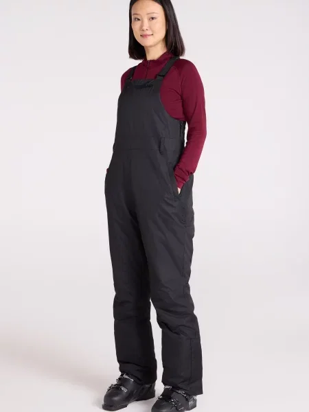 Moon spodnie narciarskie z szelkami Black czarne