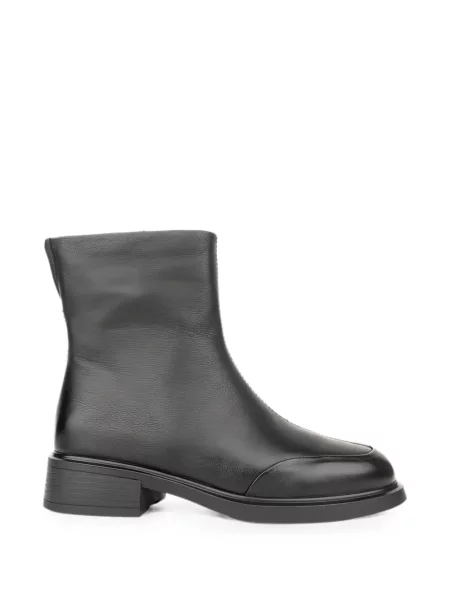 Cizme scurte Linda Baumann din piele negru