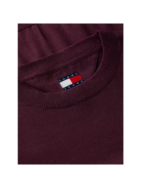 Sweter Tommy Jeans brązowy