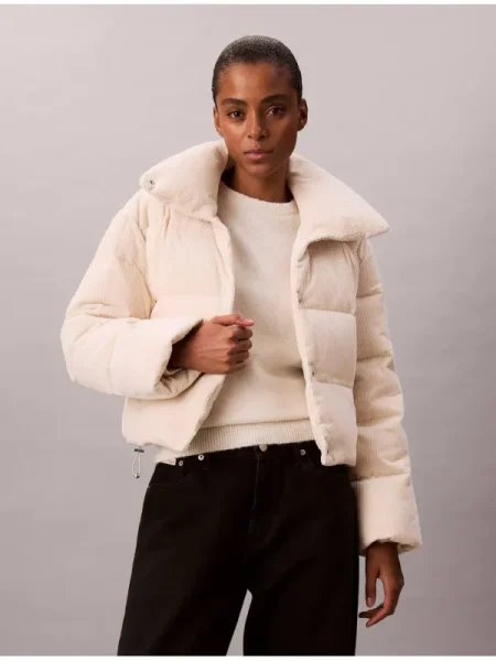 Calvin Klein Jeans Geacă de puf | Relaxed fit | catifea reiată