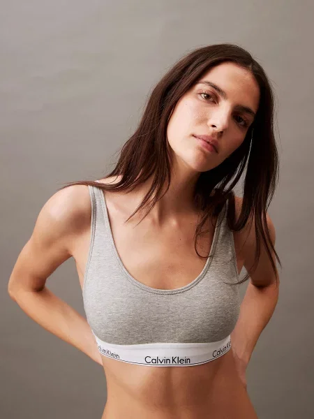 Calvin Klein Underwear Lightly Lined Bralette Бюстгальтер Бавовна/модал сірий