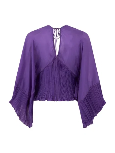 Bluzka Alberta Ferretti fioletowa