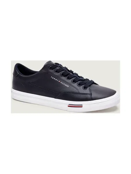 Tommy Hilfiger Teniszcipő Vulc Core Rwb Long Lace Lth Sötétkék kék