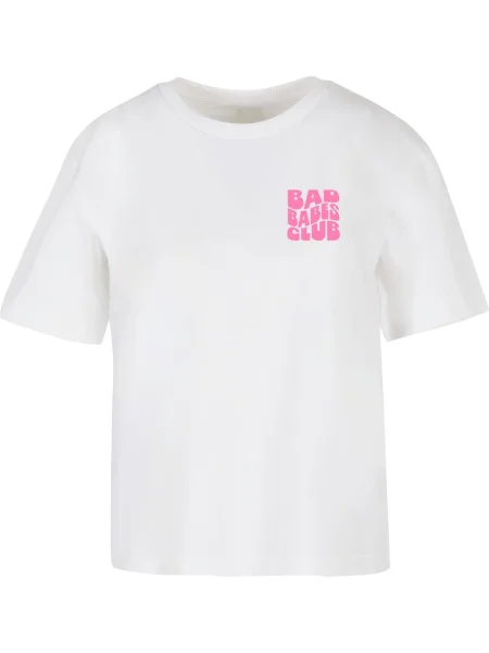 Mister Tee Tricou Bad Babes Club gri / roz / roz alb