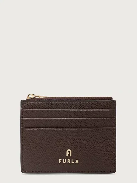 Furla portofel pentru femei din piele Camelia S maro