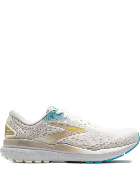 Sneakerși Brooks cu șireturi din dantelă alb