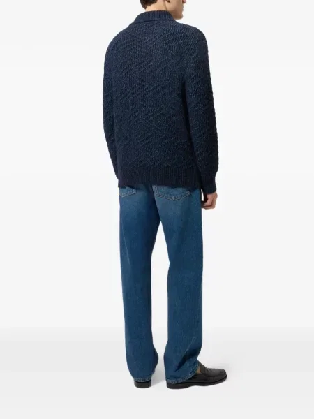 Cardigan Missoni tricotate albastru