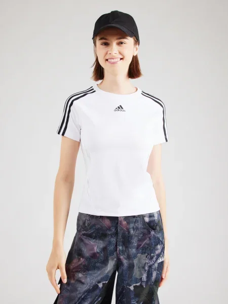 ADIDAS ORIGINALS Majica TEAMGEIST črna bela
