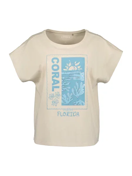 BLUE SEVEN Tricou / azuriu bej