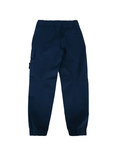 Spodnie cargo dziecięce Stone Island niebieskie