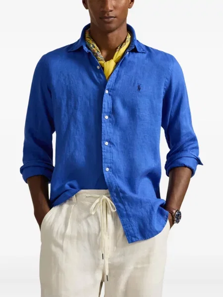 Șapcă Polo Ralph Lauren cu broderie din țesătură twill în carouri albastru