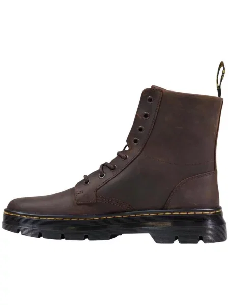 Boty Dr. Martens Combs Leather Crazy Horse Unisex hnědé