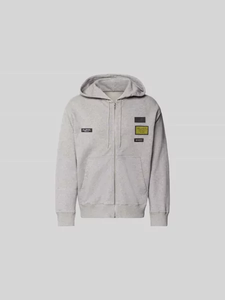 Bluza rozpinana w kroju regular fit z naszywką z logo Mm6 Maison Margiela