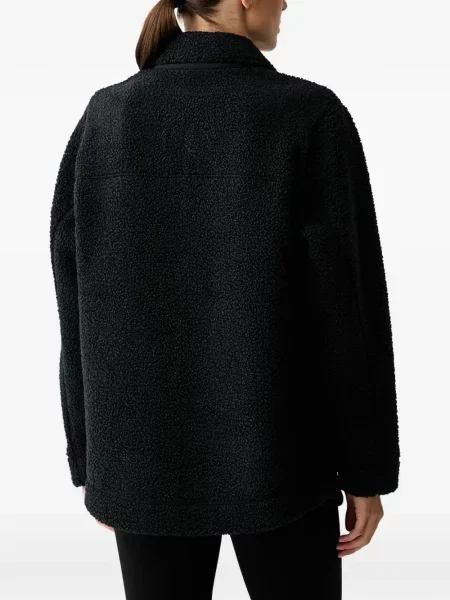 Fleece μπουφάν Columbia με αυτόγραφο μαύρο