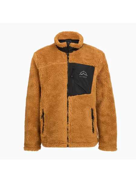 Bluza polarowa KADVA Rodvik brązowy