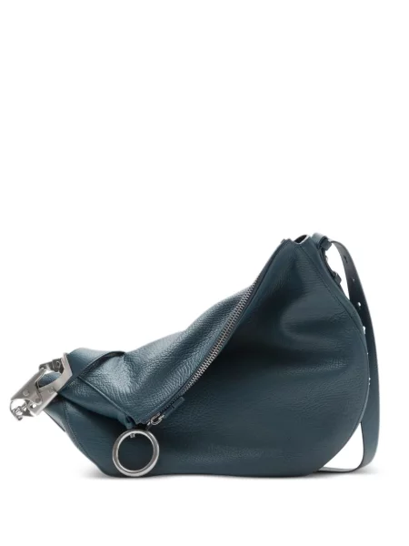 Geanta de piele Burberry din piele albastru