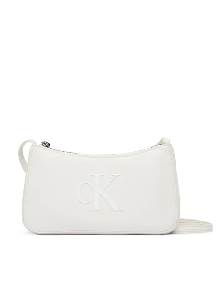 Calvin Klein Kabelka Bold Ck Mini Bag biela