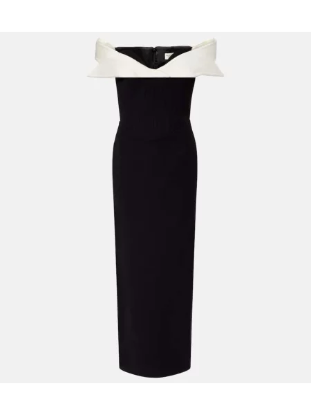 Rochie midi The New Arrivals Ilkyaz Ozel până la genunchi de costum negru