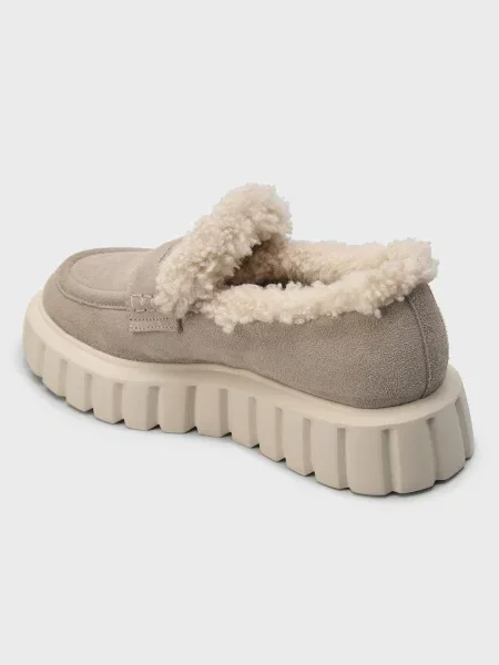 Лоферы Voile Blanche серые