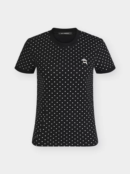Karl Lagerfeld Tricou negru alb
