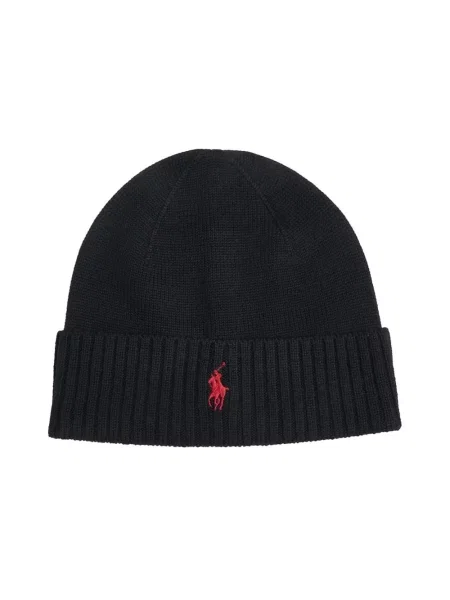 Polo Ralph Lauren czapka wełniana czarna