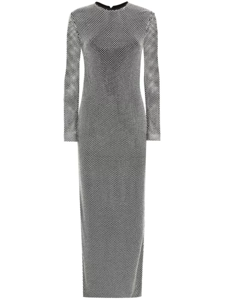 Rochie Dolce & Gabbana de cristal de costum argintiu