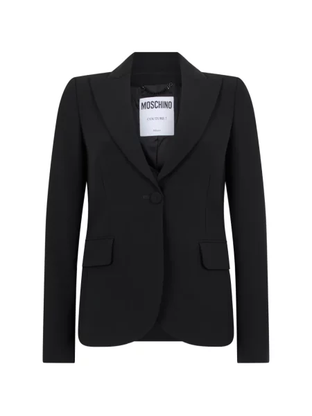 Sacou Moschino cu rever negru