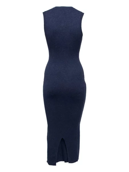 Rochie maxi Victoria Beckham de costum albastru