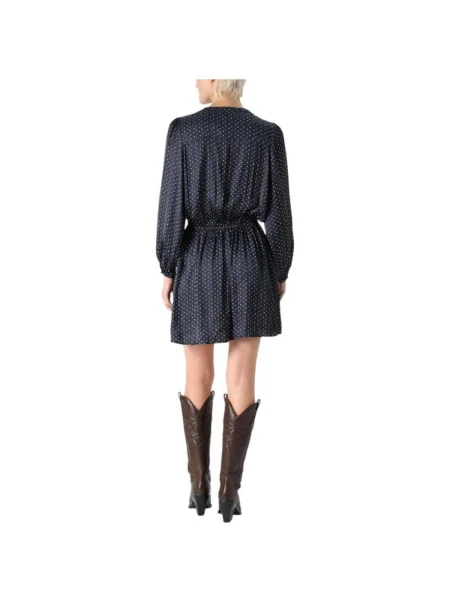 Rochie din denim Pepe Jeans albastru