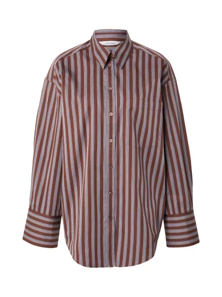 & Other Stories Bluză maro gri