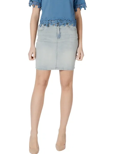 Spódnica jeansowa Morgan De Toi niebieska