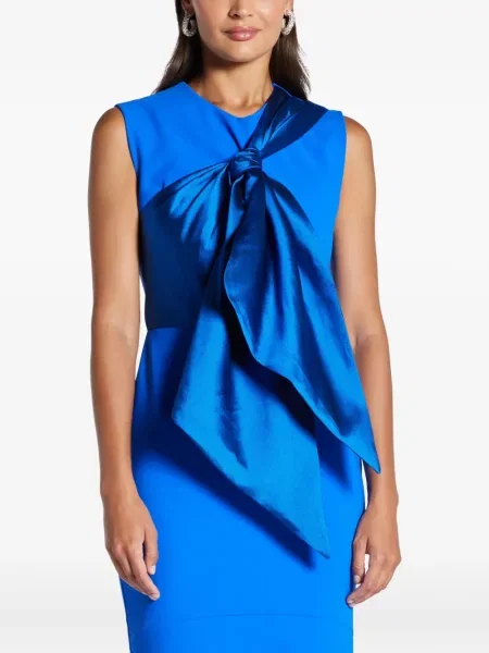 Rochie Greta Constantine cu funde albastru