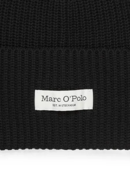 Căciulă Marc O'polo tricotate cu autograf negru