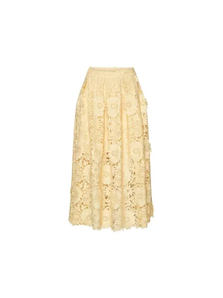 Sukienka midi Rotate Birger Christensen do kolan beżowa