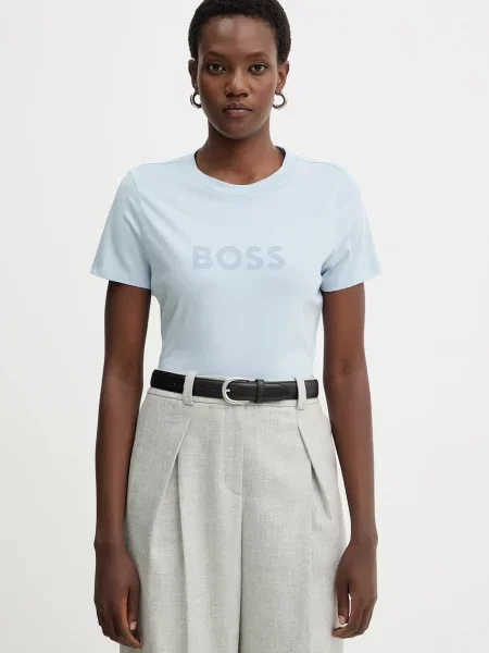 BOSS Orange t-shirt BOSS ORANGE niebieski