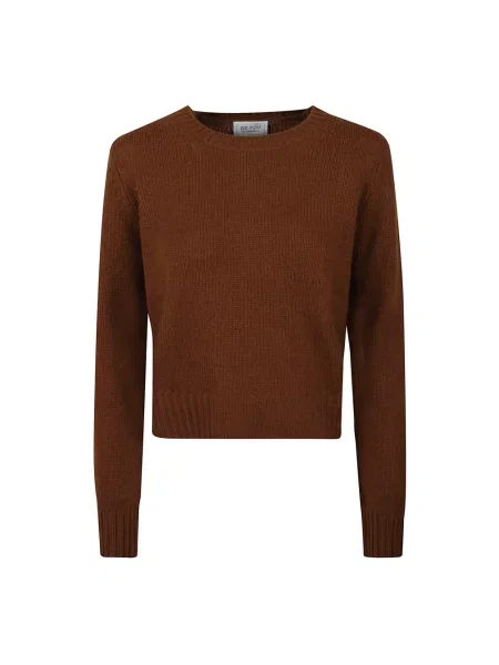 Sweter Be You z kaszmiru brązowy