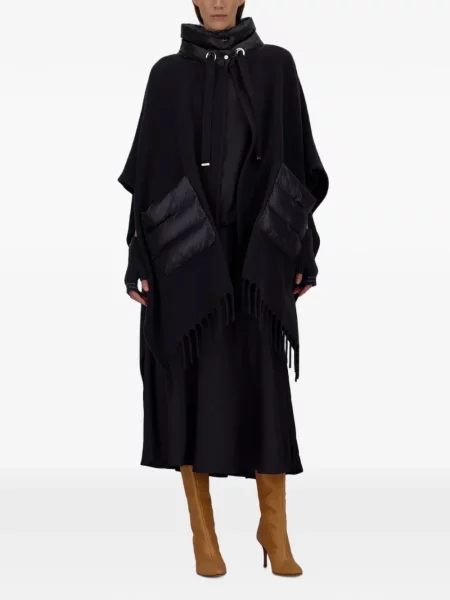 Fustă midi Herno din satin negru