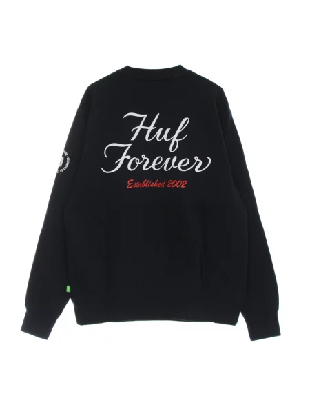 Bluza Huf z nadrukiem niebieska