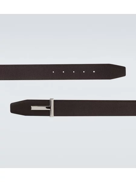 Curea Tom Ford din piele maro