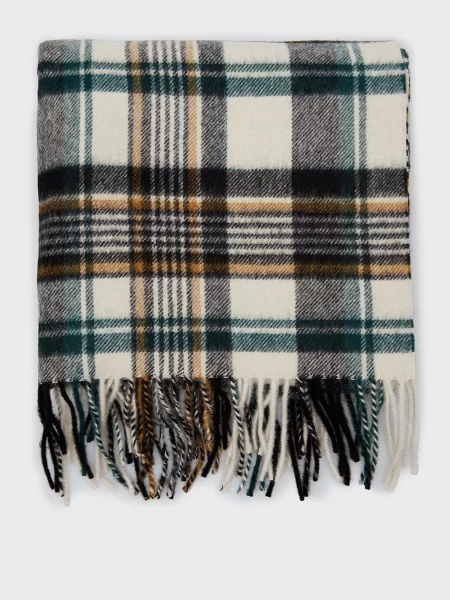 Вовняний картатий шарф Gant