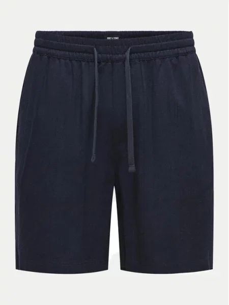 Kratke hlače iz tkanine Only & Sons modra