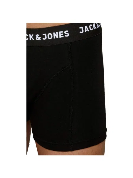 JACK & JONES Boxerky Anthony / biela čierna